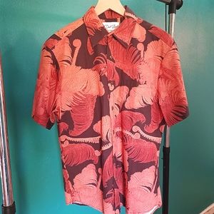 David Shepard BNWT Ama'uma'u Fern designer Hawaiian Aloha shirt